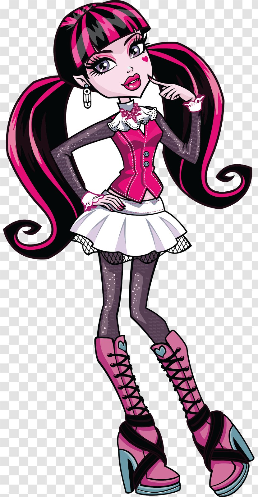 Monster High Doll Frankie Stein Clip Art - Watercolor Transparent PNG