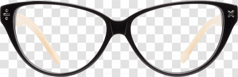 Cat Eye Glasses Goggles Contact Lenses Sunglasses - Oliver Peoples - Glass Frame Transparent PNG