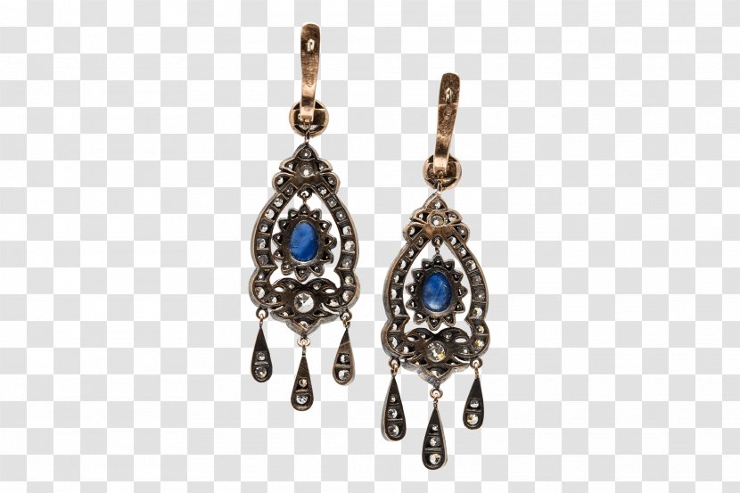 Earring Body Jewellery Gemstone Cobalt Blue Transparent PNG