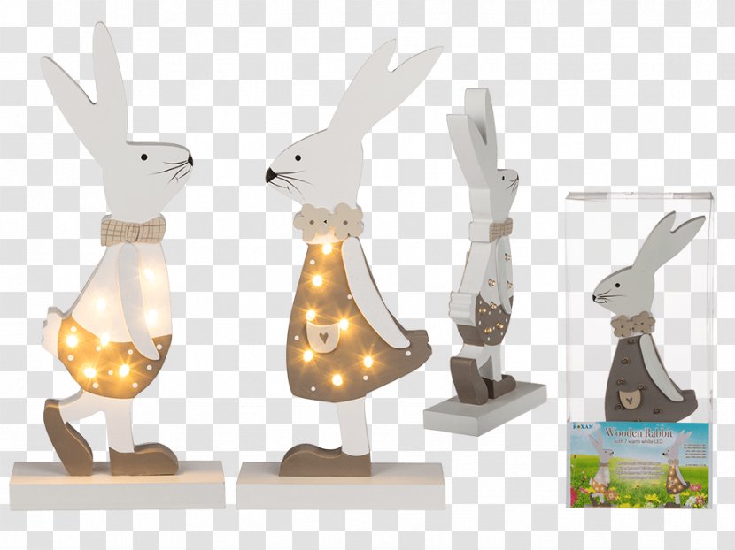 Rabbit Easter Bunny Light Gift - Legno Bianco Transparent PNG