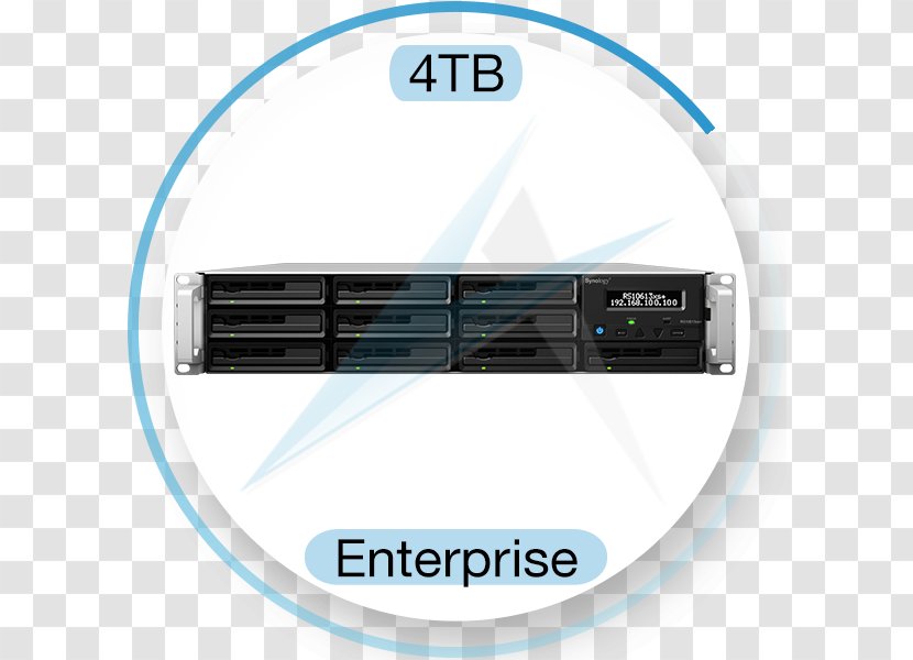 Data Storage Network Systems Synology Inc. Serial ATA Hard Drives - Brand - Enterprise X Chin Transparent PNG