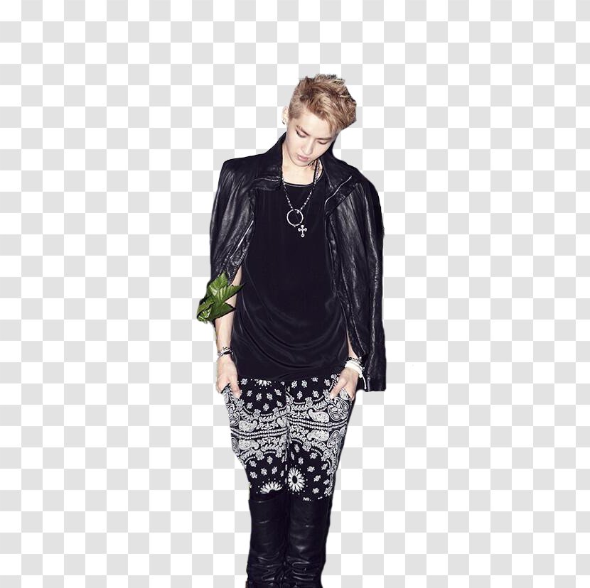 EXO 으르렁 Growl XOXO - Fashion Model - Sleeve Transparent PNG