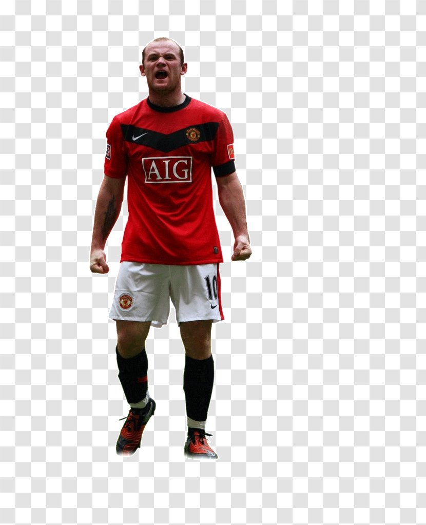 Football Player Image Jersey Shoe - Clothing - Wayne Rooney Transparent PNG