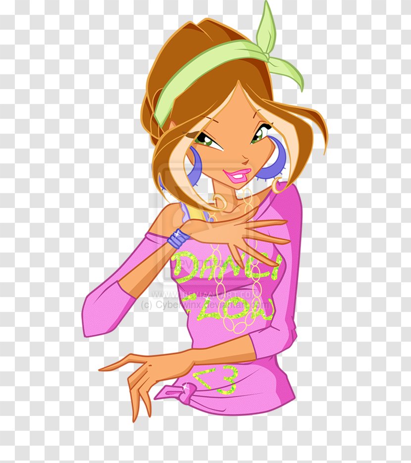 Flora Tecna Stella Bloom Musa - Cartoon - Ballerina Outfit Transparent PNG