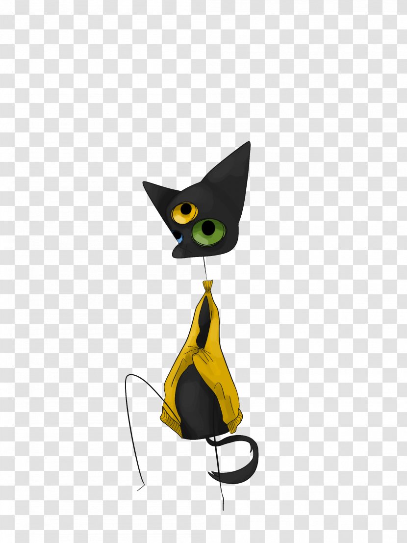 Whiskers Cat Clip Art - Yellow Transparent PNG