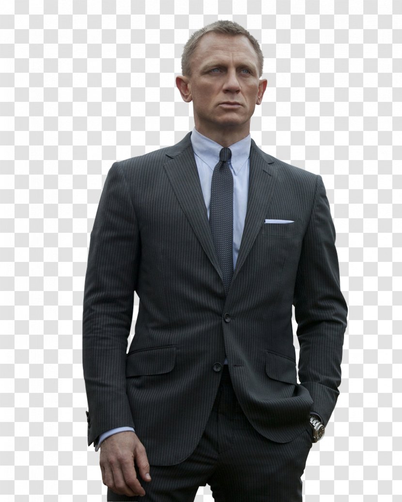 Daniel Craig James Bond Film Series Skyfall Suit - Clothing Transparent PNG