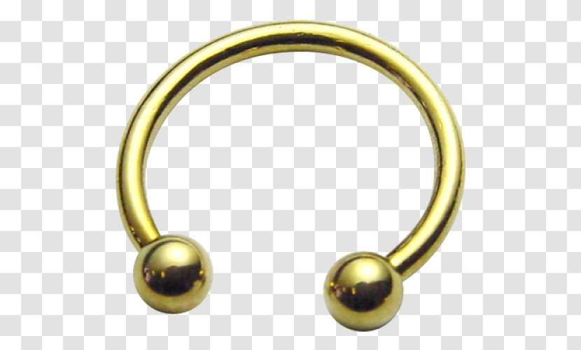 Barbell Body Jewellery Piercing Nose - Steel Transparent PNG