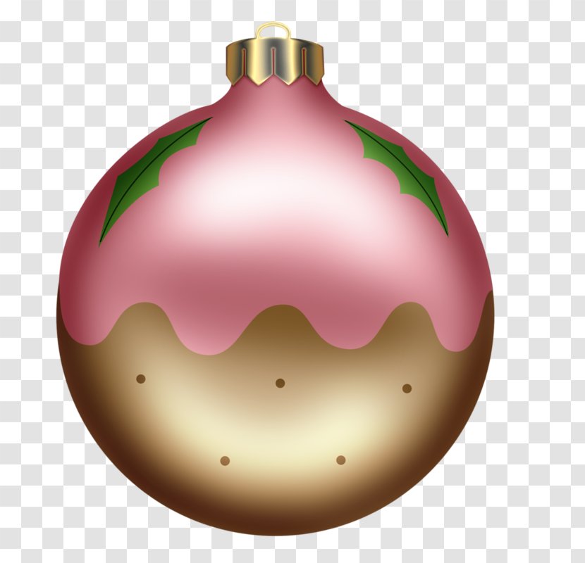 Christmas Ornament Bell - Pink Transparent PNG