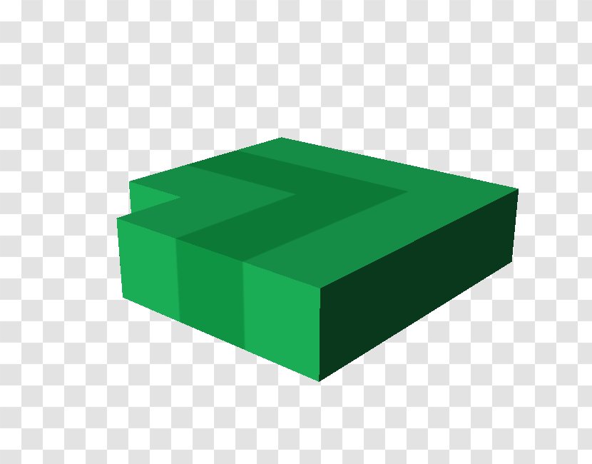 Rectangle Line - Green - Crossy Road Transparent PNG