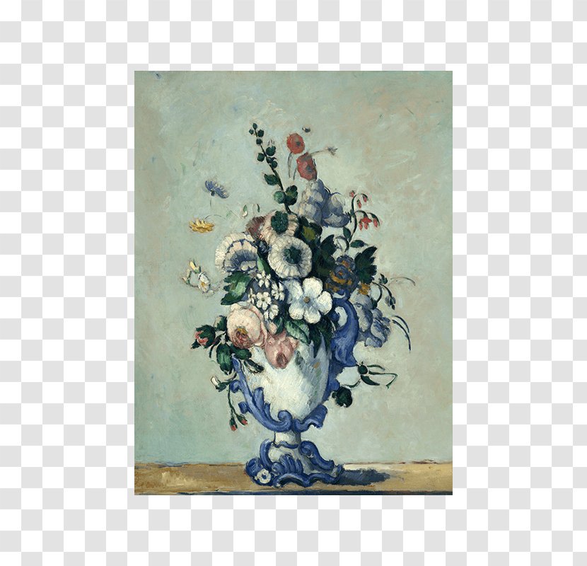 Flowers In A Rococo Vase National Gallery Of Art Painting - Picture Frame Transparent PNG
