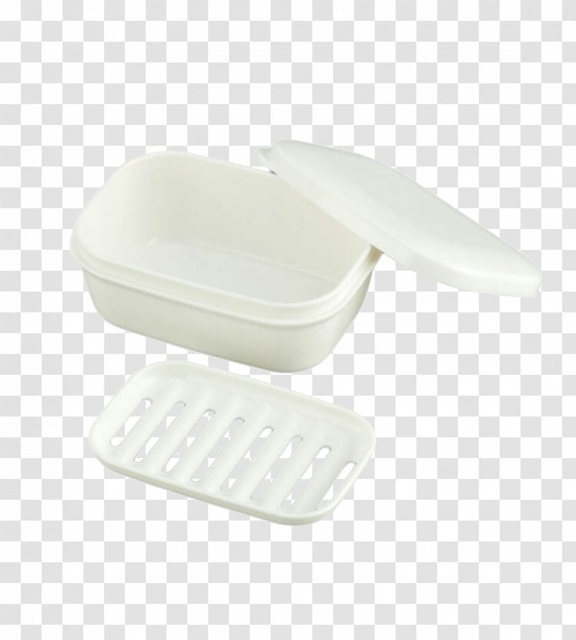 Soap Dish Lid Box Plastic - Carton - Open The White With A Transparent PNG