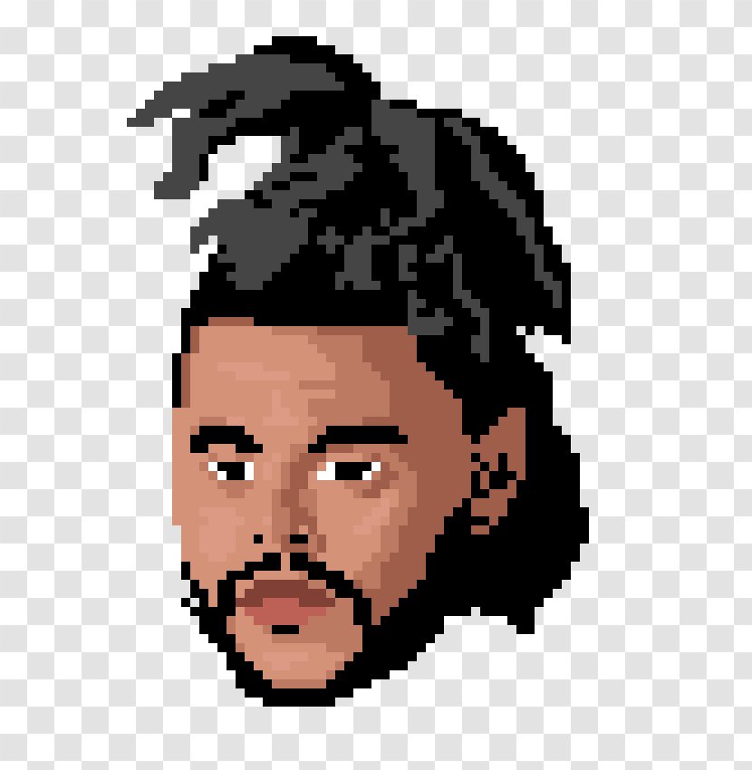The Weeknd Pixel Art - Mix Transparent PNG