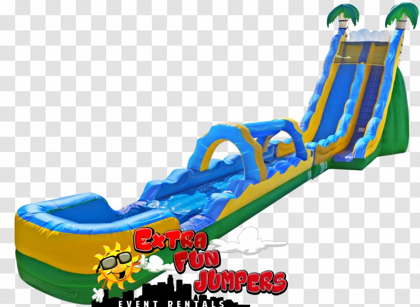 Water Slide Inflatable Recreation Playground - Game - Waterslide Transparent PNG