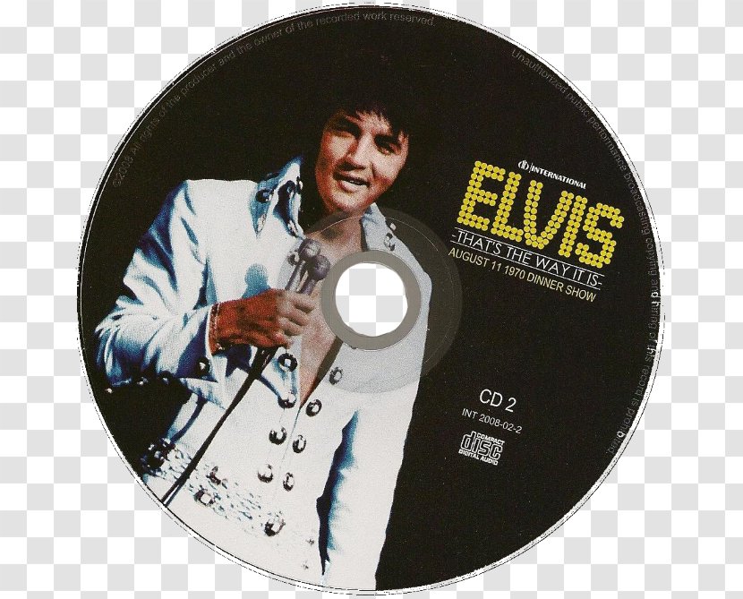 Elvis Presley Compact Disc Album Cover Disk Storage - Label Transparent PNG