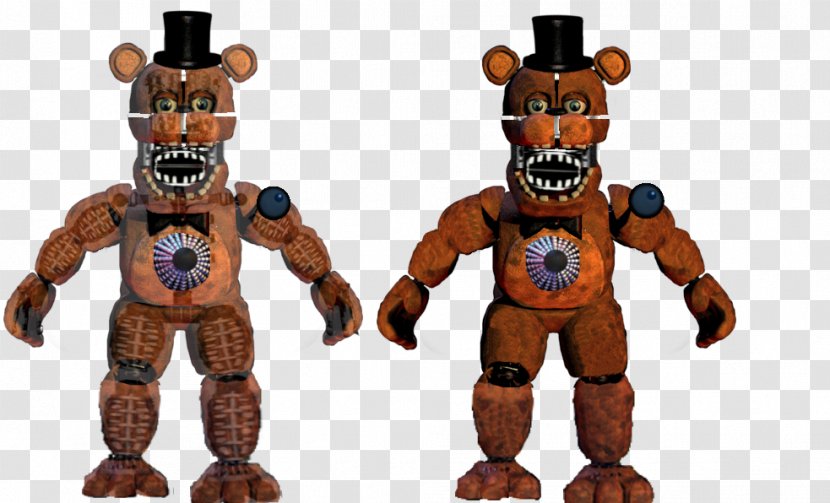 Five Nights At Freddy's 2 Freddy's: The Twisted Ones Animatronics Digital Art - Drawing - Freakshow Freddy Transparent PNG