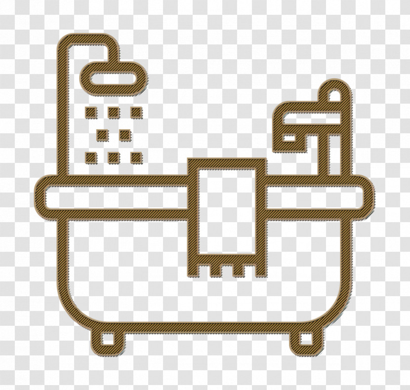 Shower Icon Bathtub Icon Home Icon Transparent PNG