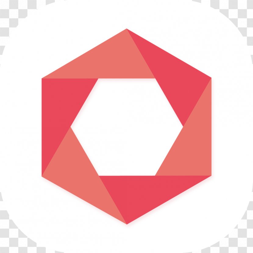 Logo Line Angle Brand - Red Transparent PNG