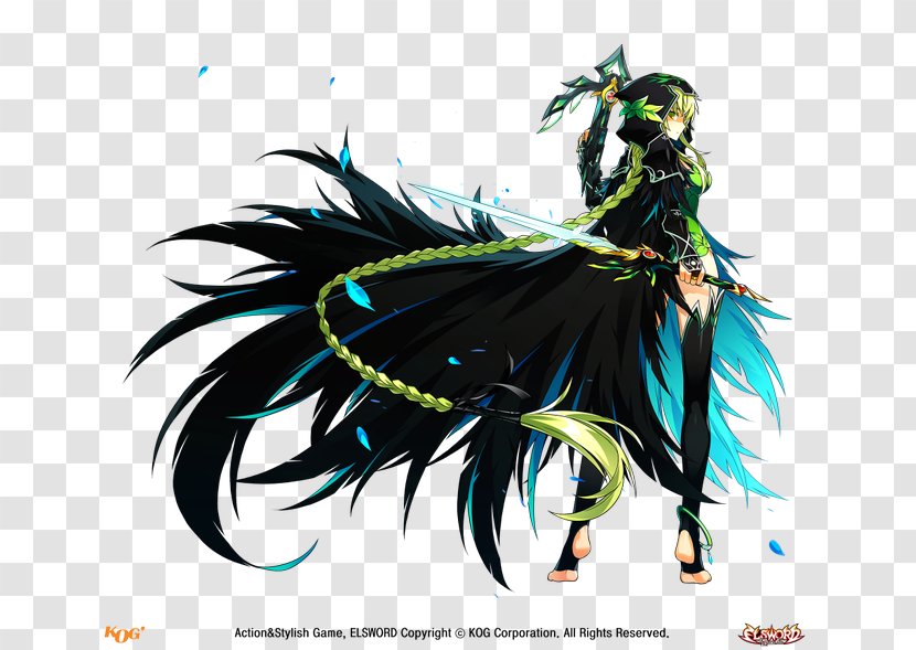 Elsword Video Game Elesis El Lady - Frame - Grafis Media Transparent PNG