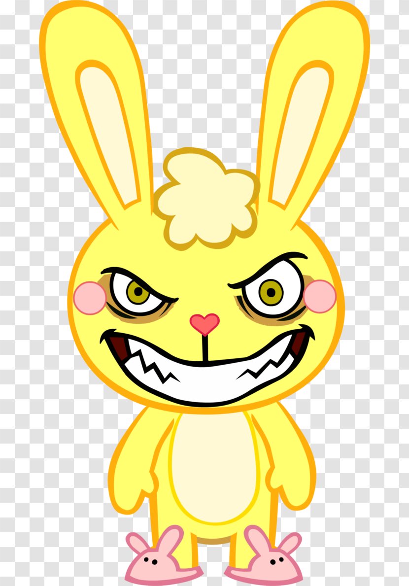 Cuddles Rabbit Hare Clip Art Easter Bunny - Rabits And Hares - Happy Tree Friends Transparent PNG
