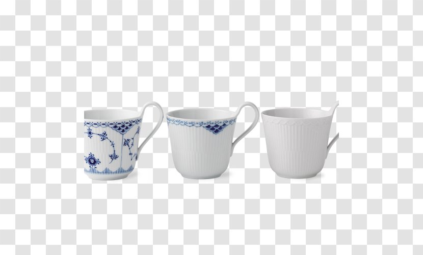 Royal Copenhagen Mug Musselmalet Teacup - Egg Cups Transparent PNG
