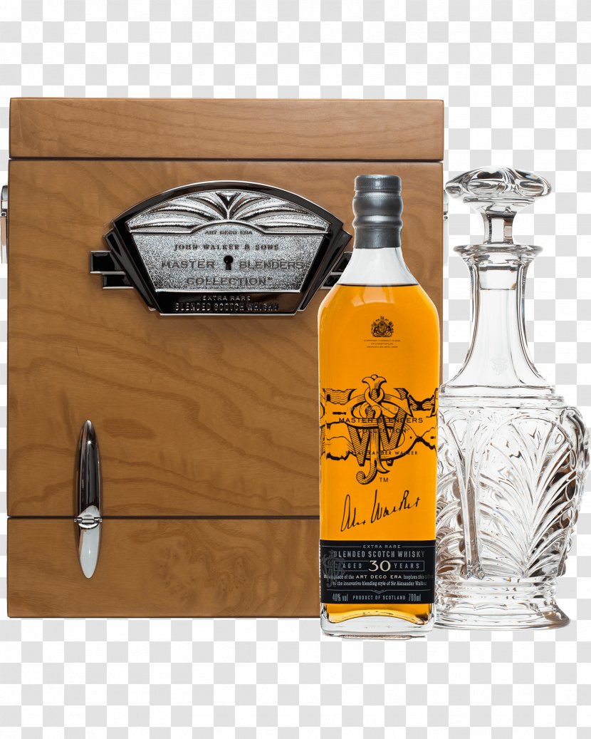 Whiskey Liqueur Johnnie Walker Master Blender Bottle Transparent PNG
