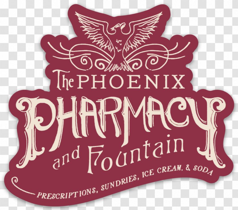 Logo Pharmacy Brand Carbonated Water Soda Fountain - Phoenix Transparent PNG