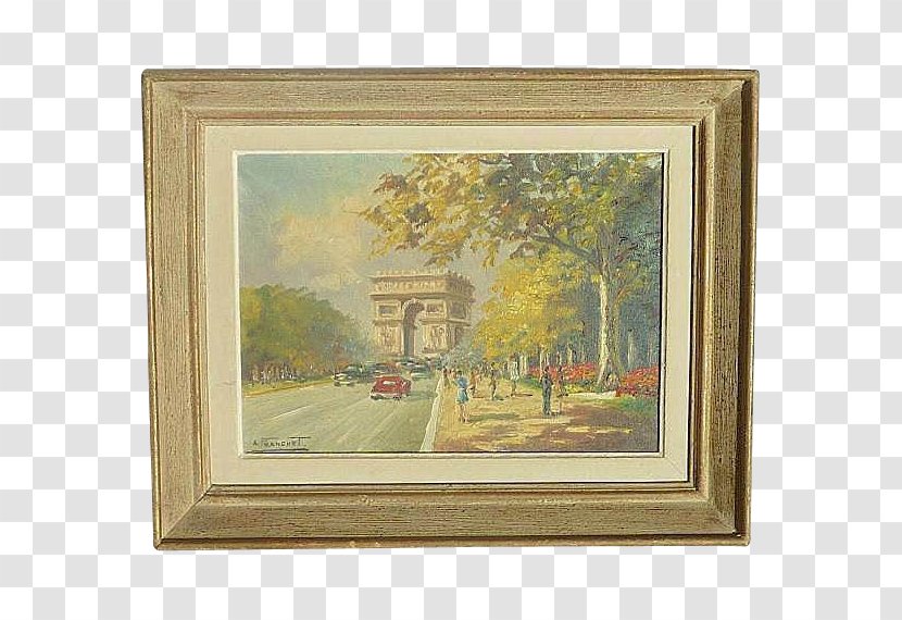 Arc De Triomphe Watercolor Painting Still Life Oil - Artist Transparent PNG