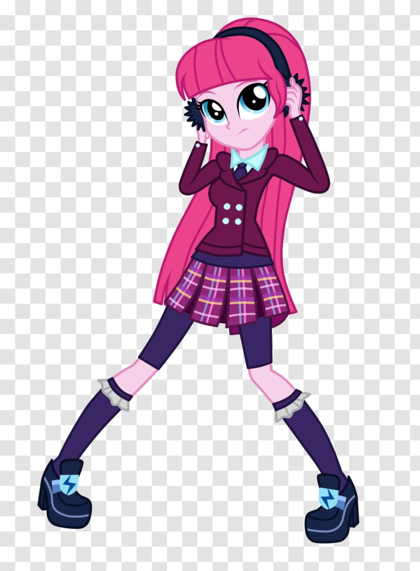Pinkie Pie My Little Pony: Equestria Girls Twilight Sparkle - Cartoon - Cute-food Transparent PNG