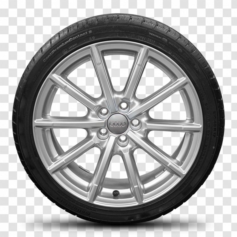 Car Tire Audi S4 Wheel Clip Art - Automotive System - Rim Transparent PNG
