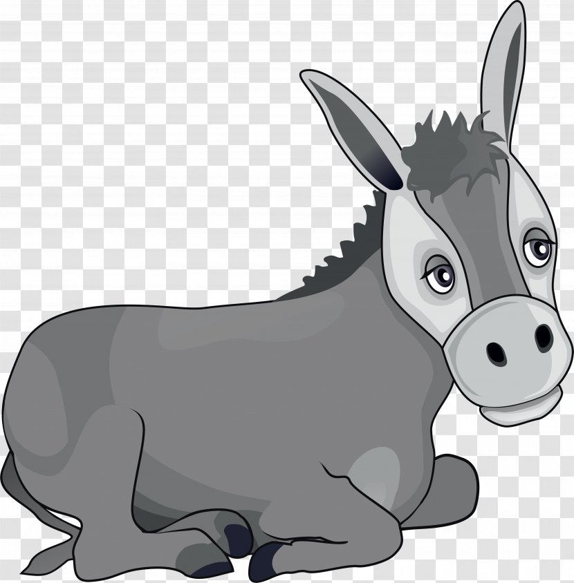 Mule Donkey Ox Holy Family Manger - Mary Transparent PNG