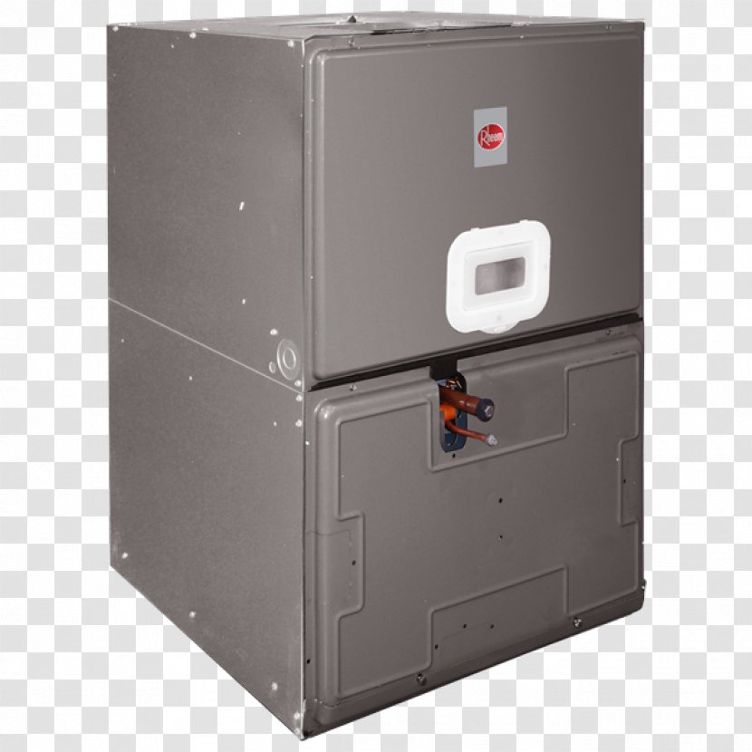 Furnace Rheem Seasonal Energy Efficiency Ratio Air Conditioning Heat Pump - Machine - Handler Transparent PNG