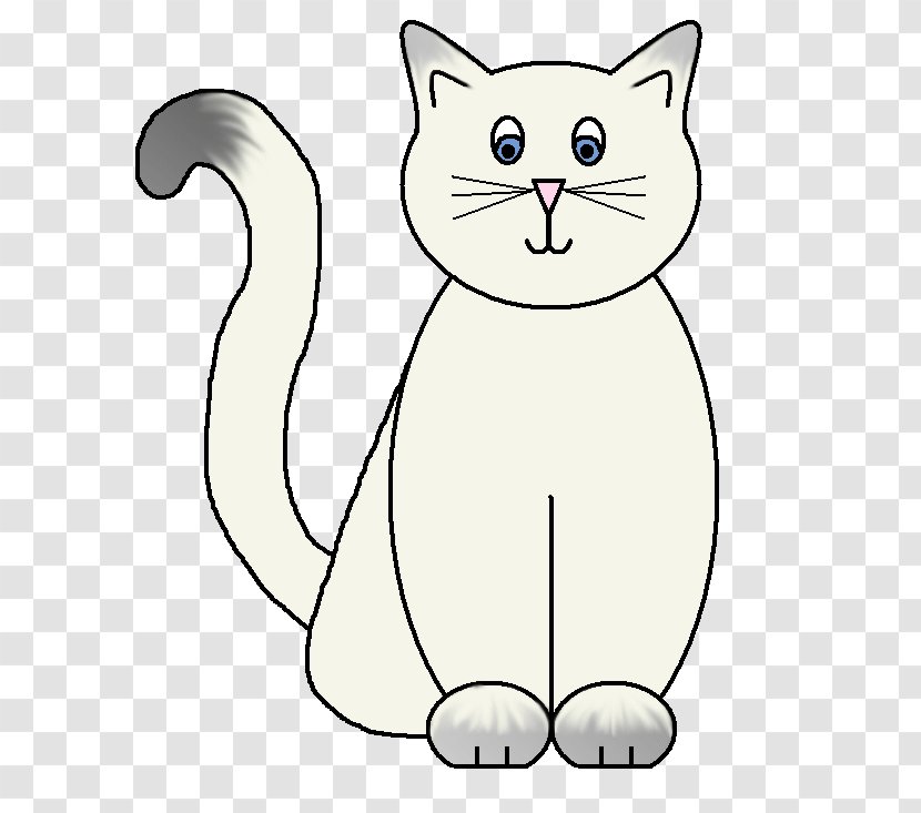 Whiskers Domestic Short-haired Cat Clip Art Cartoon - Animal Figure - Ok Bye Transparent PNG
