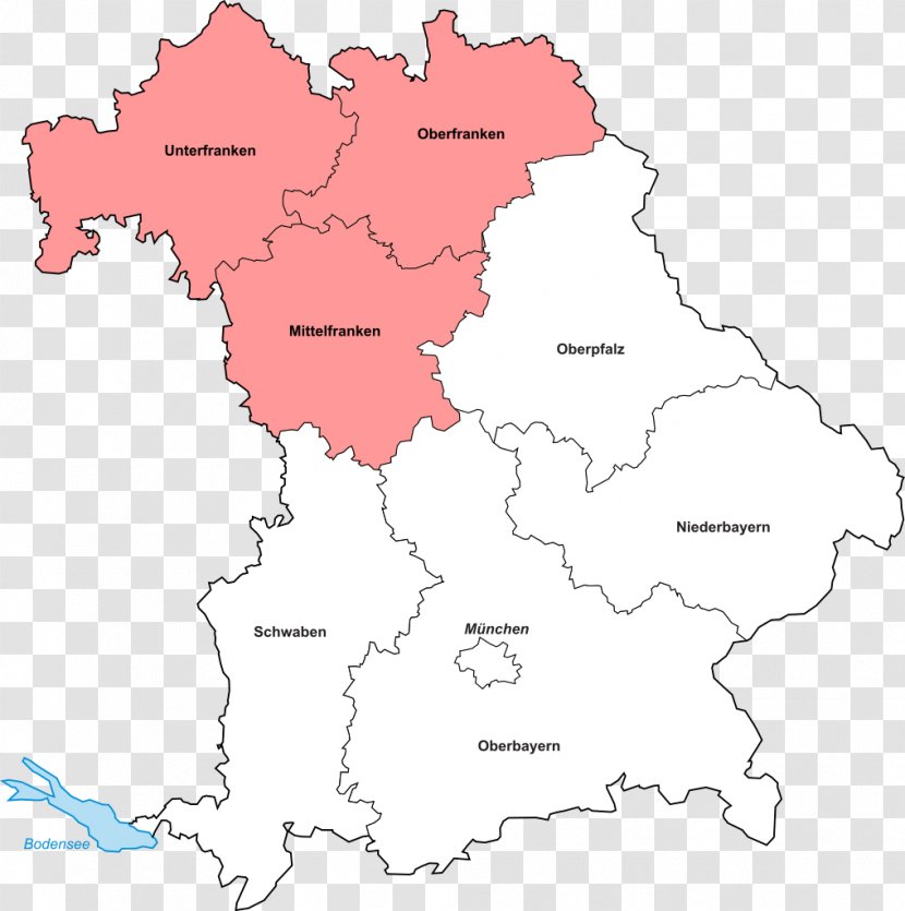 Franconian Circle Upper Palatinate Middle Franconia East German - Germany Transparent PNG