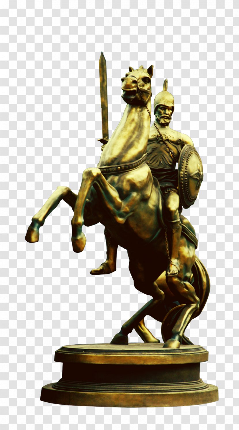 Europe Quyang County Knight Sculpture Statue - Cavalry - European Warrior Ares Transparent PNG