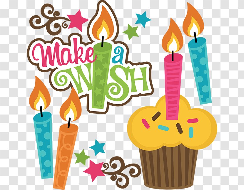 Birthday Cake Wish Greeting & Note Cards Clip Art - Text Transparent PNG