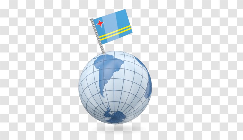 Globe Flag Of Aruba National Photography - Depositphotos Transparent PNG