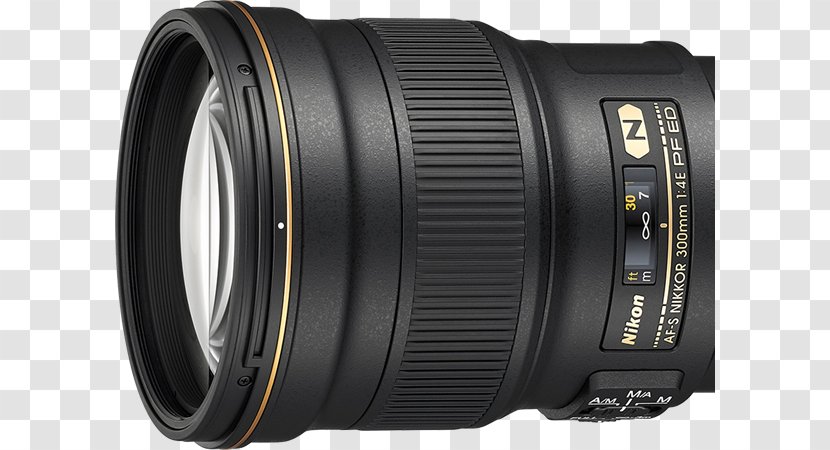 Digital SLR Nikon AF-S DX Nikkor 35mm F/1.8G NIKKOR 300mm F/4E PF ED VR Camera Lens - Mirrorless Interchangeable Transparent PNG