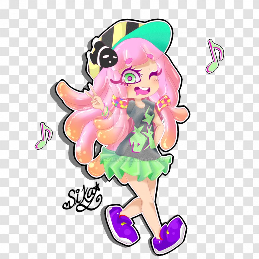 Splatoon 2 Fan Art Nintendo - Cartoon - Anenome Transparent PNG