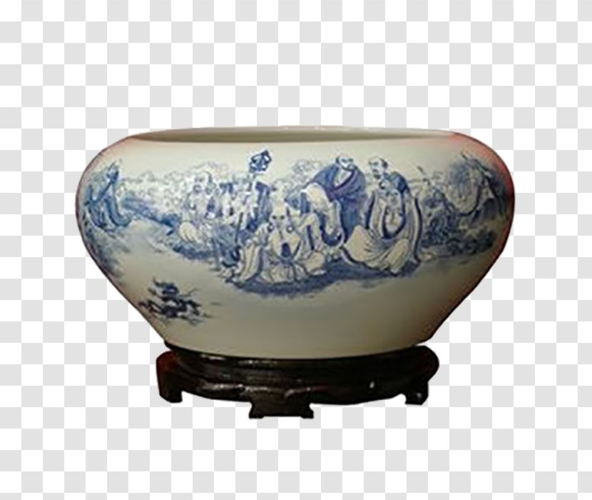 Jingdezhen Porcelain Blue And White Pottery Chinese Ceramics - Ceramic Bottle Transparent PNG