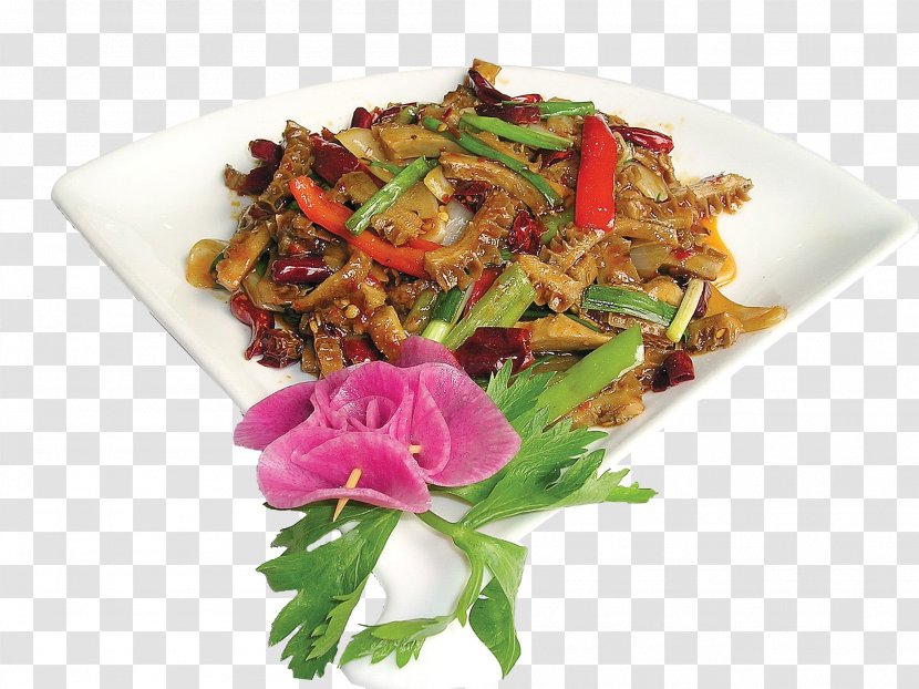 Thai Cuisine Chinese Tripe Stir Frying - Spicy Duck Transparent PNG