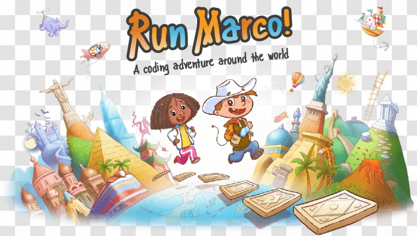 Run Marco! Fun For Kids Code.org Learning Computer Programming - Android Transparent PNG