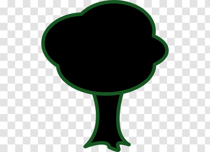 Tree Silhouette Clip Art - Cartoon Transparent PNG