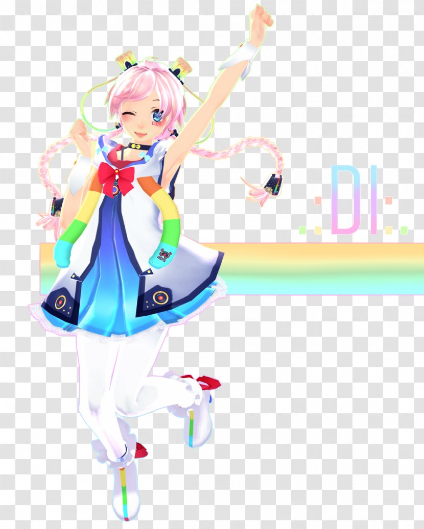 Model MikuMikuDance Vocaloid Download Computer - Frame Transparent PNG