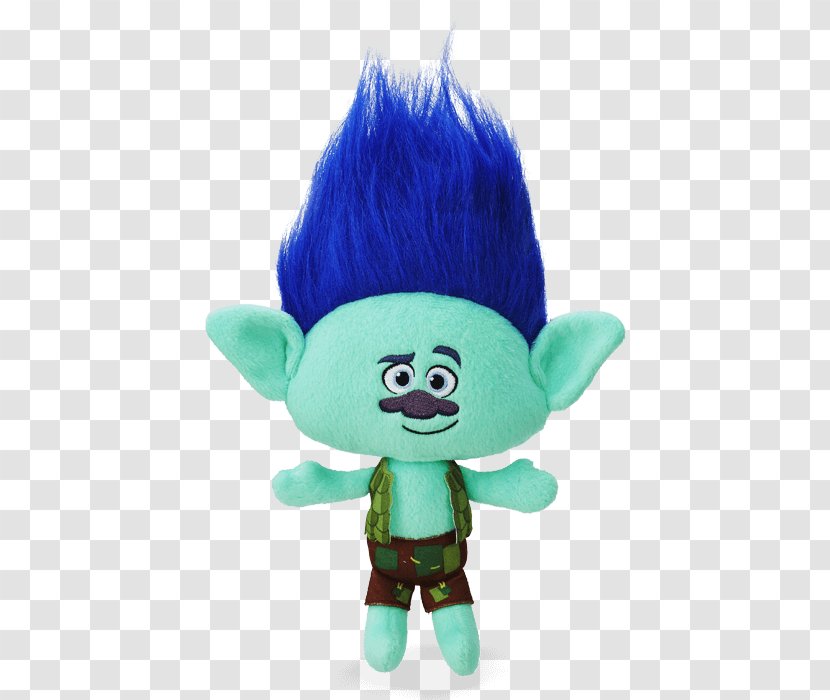 Trolls By Dreamworks Hug 'N Plush Branch Stuffed Animals & Cuddly Toys Troll Doll Transparent PNG