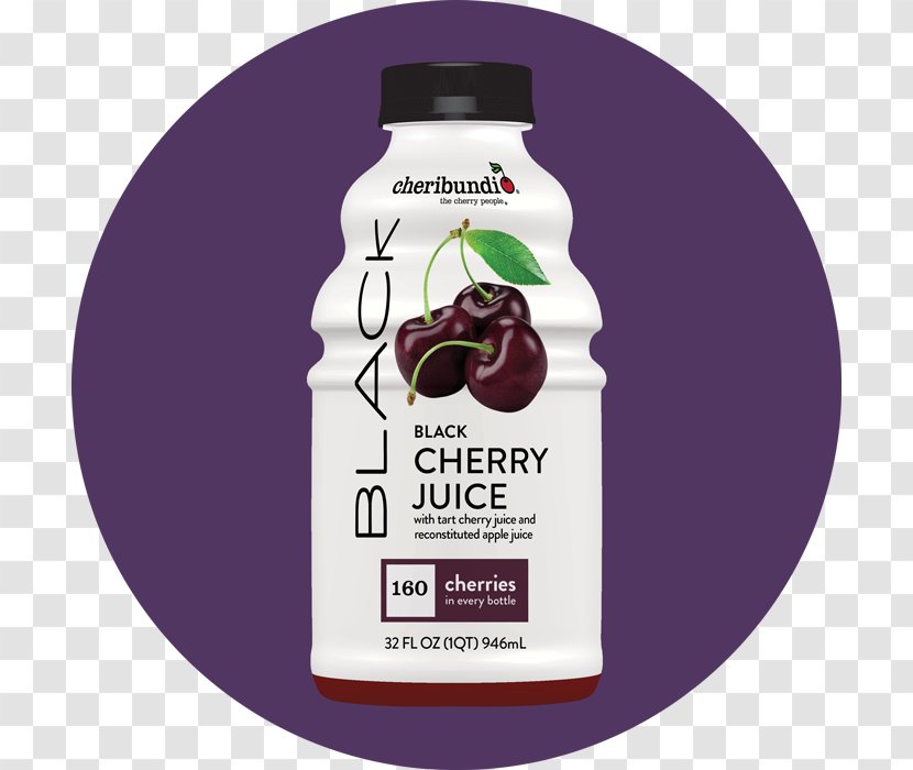 Tart Juice Sour Cherry Cheribundi - Organic Food Transparent PNG