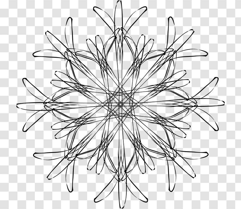 Snowflake - Symmetry - White Snow Transparent PNG