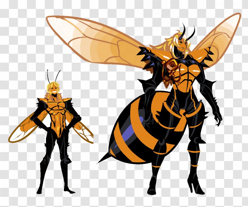 Honey Bee Legendary Creature Concept Art - Membrane Winged Insect Transparent PNG