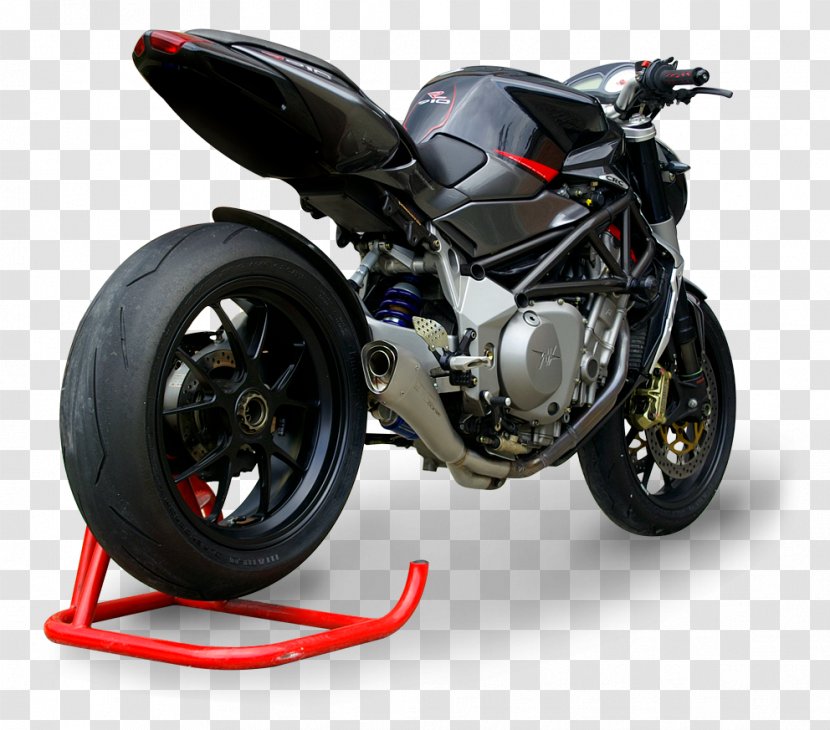 Exhaust System MV Agusta Brutale Series Motorcycle 910 - Car Transparent PNG