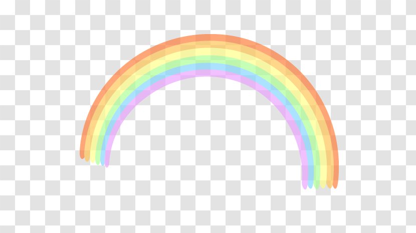 Sky Rainbow Pattern - Text Transparent PNG