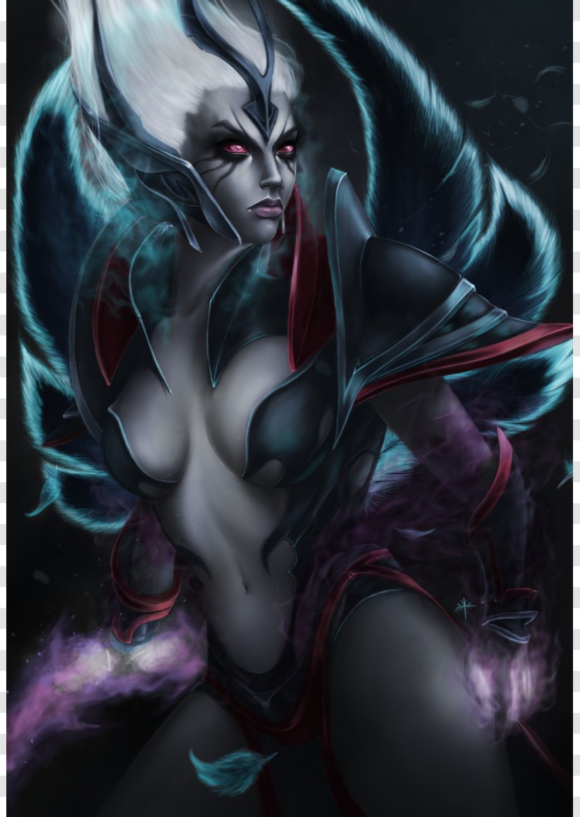 Dota 2 Defense Of The Ancients League Legends Vengeful Ghost Legendary Creature - Watercolor - Enchantress Transparent PNG